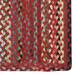Red 66 x 0.63 in Indoor Area Rug - Loon Peak® Jameown Braided Wool Medium Area Rug Wool | 66 W x 0.63 D in | Wayfair