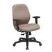 Symple Stuff Hathcock Task Chair Upholstered/Metal in Brown | 37.5 H x 27.25 W x 25.25 D in | Wayfair DA06A39BA37B427DAD03AF7F1984427D