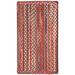 Red 20 x 0.63 in Indoor Area Rug - Loon Peak® Jameown Braided Wool Medium Area Rug | 20 W x 0.63 D in | Wayfair 09C9F35AE5F648D38DA8E8EED196A6F5