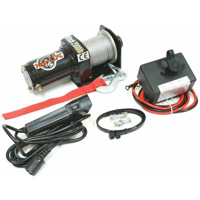 Var-p2000-1a 12V seilwinde atv quad forst offroad winde kabelfernbedienung 907KG winde - Varan