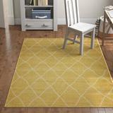 Yellow 1.5 in Area Rug - Millwood Pines Reardon Geometric Area Rug Polypropylene | 1.5 D in | Wayfair 1E8675527BD9423984FD8857B60961CB