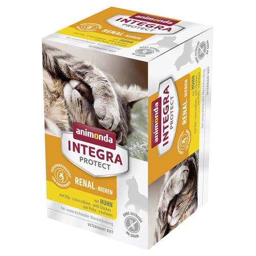 6x 100g Niere mit Huhn animonda Integra Protect Katzenfutter nass