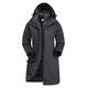 Mountain Warehouse Alaskan Womens 3 in 1 Long Jacket -Waterproof Rain Jacket, Thermal Tested Ladies Winter Coat, Breathable Raincoat, Taped Seams, Adjustable -for Travel Jet Black 16