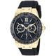 GUESS Men Analog Japanese Quartz Watch with Silicone Strap U1053L7