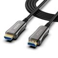 ATZEBE Fibre Optic HDMI Cable -30m, HDMI 2.0 Cable Support 4K@60Hz HDR/High Speed 18Gbps/4:4:4/3D/UHD/ARC/HEC/CEC/HDCP 2.2