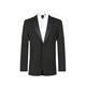 Dobell Mens Black Tuxedo Dinner Jacket Skinny Fit Notch Lapel-38R