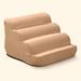 Snoozer Pet Products Scalloped 3 Step Pet Stair Fabric in Brown | 14 H x 21 W x 20 D in | Wayfair 60680