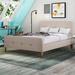 Trule Broughton Upholstered Platform Bed Upholstered in Brown | 39.96 H x 57.09 W in | Wayfair 0BC0A46BF2324561BC282765AF91714B