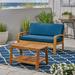 Highland Dunes Sondra 2 Piece Sofa Seating Group w/ Cushions Wood/Natural Hardwoods in Brown | 27.25 H x 52 W x 31 D in | Outdoor Furniture | Wayfair