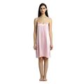 Jasmine Silk Ladies' Pure Silk Nightie Chemise Nightdress for Women Pink (XL(16-18))