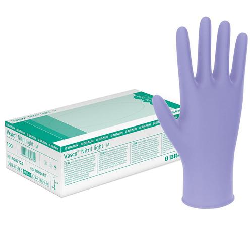 Vasco Nitril light Untersuchungshandschuhe Gr.M 100 St Handschuhe