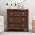 DaVinci Kalani 3 Drawer Dresser Wood in Brown | 33.75 H x 35.5 W x 21.5 D in | Wayfair M5523Q