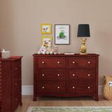 DaVinci Kalani 6 Drawer 47" W Double Dresser in Brown | 34 H x 47 W x 21.5 D in | Wayfair M5529CT