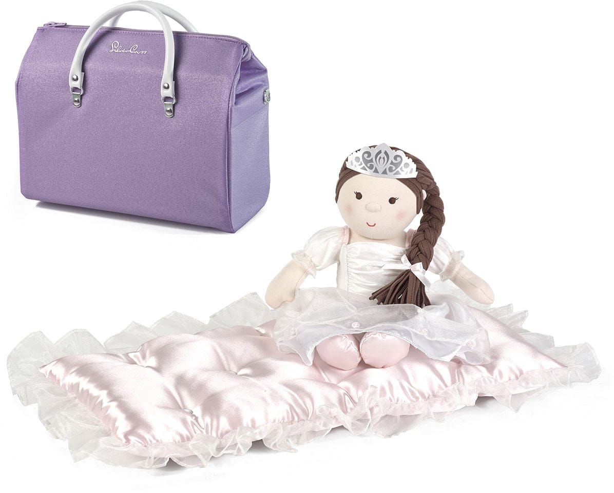 Silver Cross Doll, Mattress & Diaper Bag Set - Purple