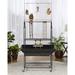 Archie & Oscar™ Heyward Parrot Playstand in Black Metal | 57 H x 30 W x 22 D in | Wayfair 2E1CADF0CF0A4FFE98AFC6D994BF0BA8