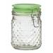 Ophelia & Co. 1 qt. Kitchen Canister Glass/Metal | 5.5 H x 4 W x 4 D in | Wayfair FC10E519C6904D84A7068F960F9B8CB1