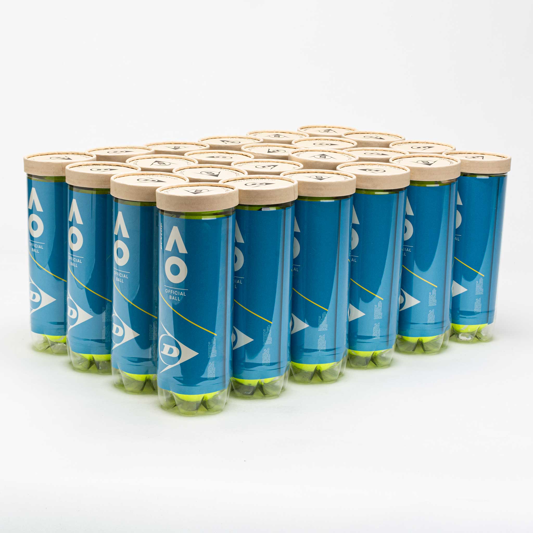 Dunlop Australian Open All Surface HD Core 24 Cans Tennis Balls
