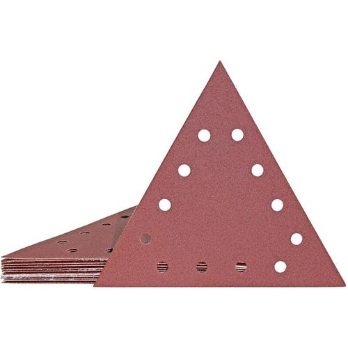 10 Miotools Klett-Schleifscheiben f. Trockenbauschleifer, 290 x 250 mm / 12-Loch / K24 /