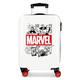 Marvel Avengers Comic Kabinenkoffer Weiß 40x55x20 cms Hartschalen ABS Kombinationsschloss 34L 2,6Kgs 4 Doppelräder Handgepäck