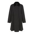 De la Crème - Women's Wool and Cashmere Blend Swing Winter Coat, Grey, Size 24
