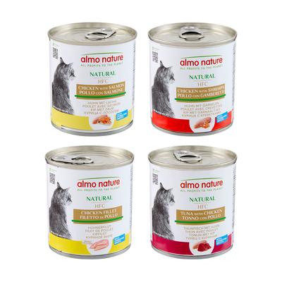 24x280g Mix 4 Sorten Almo Nature Classic Katzenfutter nass