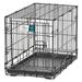 Lifestages Fold & Carry Crate for Dogs, 23.25" L X 13.25" W X 16" H, Small, Black