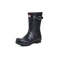 HUNTER Mens Original Short Wellies Boots Black 8 UK