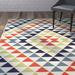 94 x 0.31 in Area Rug - George Oliver Turnbow Power Loom Multi-Colored Rug Polypropylene | 94 W x 0.31 D in | Wayfair