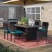 Lark Manor™ Anastase 7 Piece Outdoor Patio Dining Set w/ Cushions Metal | Wayfair FF13BC9D674C42D187C3AFE1304D7758