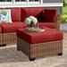 Latitude Run® Larrissa Indoor/Outdoor Cushion Cover Acrylic, Terracotta in Red/Brown | 6 H in | Wayfair CK-HB-BARBADOS-14a-TERRACOTTA