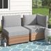 Wade Logan® Babram Outdoor Cushion Cover Acrylic in Gray/Brown | 6 H in | Wayfair 6E76989D41FC41009975B7DFCCE4B7E4