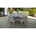 Beachcrest Home™ Bannister 7 Piece Wicker Round Outdoor Patio Dining Set w/ Cushions Glass/Wicker/Rattan | Wayfair ROHE6816 43172980