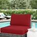 Wade Logan® Basden Indoor/Outdoor Cushion Cover Acrylic, Terracotta in Red/Brown | 6 H in | Wayfair CK-FLORENCE-03a-TERRACOTTA