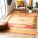 Green/Red 108 x 0.5 in Area Rug - Union Rustic Bennett Southwestern Hand-Woven Flatweave Red/Orange/Green Area Rug | 108 W x 0.5 D in | Wayfair