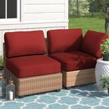 Latitude Run® Larren Indoor/Outdoor Cushion Covers Acrylic, Terracotta in Red/Brown | 4 H x 26.5 W in | Wayfair CK-BELLE-03a-TERRACOTTA