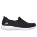 Skechers Women's Ultra Flex - Harmonious Sneaker | Size 9.0 | Black | Textile/Synthetic | Vegan | Machine Washable