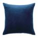 Signature Velvet & Linen Pillow Cover - Ink, 20" x20" - Ballard Designs Ink 20" x20" - Ballard Designs