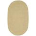 White 27 x 0.38 in Indoor Area Rug - Bay Isle Home™ Tyndall Braided Wool Beige Area Rug | 27 W x 0.38 D in | Wayfair BAYI6966 37148277