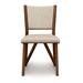 Copeland Furniture Exeter Upholste Side Chair Fabric in Red | 25.75 H x 19.25 W x 22.5 D in | Wayfair 8-EXE-50-43-Hemp