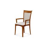 Copeland Furniture Morgan Upholste Solid Wood Arm Chair Wood/Upholste in Red | 37.5 H x 21.5 W x 22 D in | Wayfair 8-MOR-32-23-89113