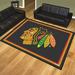 Black/Blue 96 x 20 in Area Rug - FANMATS NHL Tufted Area Rug Nylon | 96 W x 20 D in | Wayfair 17507