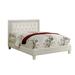Latitude Run® Kings Point Platform Bed Upholstered in White | 45.5 H x 41.5 W x 81.5 D in | Wayfair 21F56D9C1699482198BD47111216994E