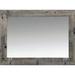 Millwood Pines Folse Rustic Accent Mirror Wood in Brown/Gray | 24 H x 30 W x 1 D in | Wayfair E1692C8601CD46FBA05845237F100FAE