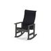 Telescope Casual Leeward MGP Sling Supreme Rocking Outdoor Chair Plastic/Resin/Sling in Gray | 44 H x 29 W x 31 D in | Wayfair 955T05D01