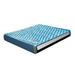 9" Waterbed Mattress - Strobel Waveless Deep Fill Hard-Side | 9 H x 48 W 84 D in Wayfair 24306HSSS