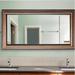 Rayne Mirrors Bathroom/Vanity Mirror Metal in White/Black/Brown | 45.5 H x 36 W x 1 D in | Wayfair DV029-30.5/40