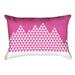 Latitude Run® Avicia Indoor/Outdoor Lumbar Pillow Polyester/Polyfill blend in Pink | 14 H x 20 W x 3 D in | Wayfair