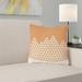 Latitude Run® Avicia Indoor/Outdoor Throw Pillow Polyester/Polyfill blend in Orange | 18 H x 18 W x 9.5 D in | Wayfair