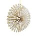 The Holiday Aisle® Glitter Spikey Snowflake Holiday Shaped Ornament Set of 2 Plastic in Yellow | 3.75 H x 3.75 W x 2 D in | Wayfair