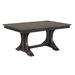 Gracie Oaks Debbra Extendable Rubberwood Solid Wood Dining Table Wood in Gray/Black | 30 H in | Wayfair 45FE3F54A8F941C288BEF19108293407